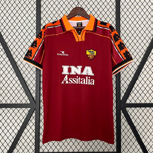 Tailandia Camiseta AS Roma 1st Retro 1998 1999